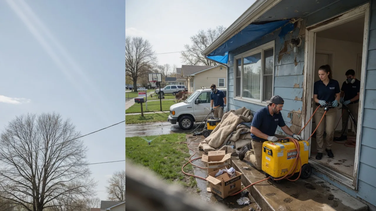 Basement Flood Cleanup in Bridgeport, IL near me